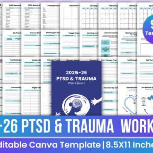Sổ tay PTSD và Chấn thương năm 2025- Canva Graphics
