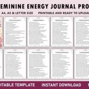 300 lời nhắc nhở về Nhật ký năng lượng nữ tính