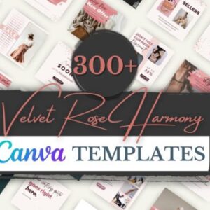 300 mẫu Canvas Velvet Rose Harmony