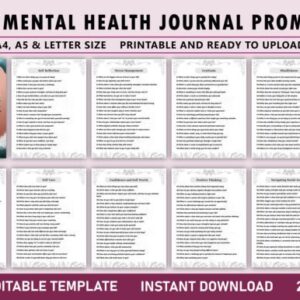 400 Lời nhắc nhở về Nhật ký Sức khỏe Tâm thần