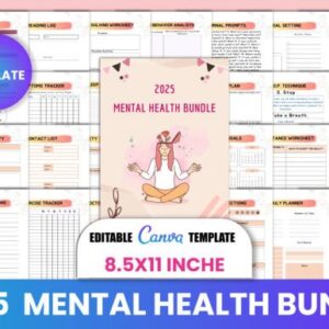 Bộ sức khỏe tâm thần có thể chỉnh sửa năm 2025