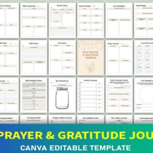 Nhật ký cầu nguyện và biết ơn năm 2025