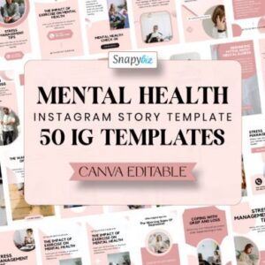 Mẫu câu chuyện trên Instagram về sức khỏe tâm thần