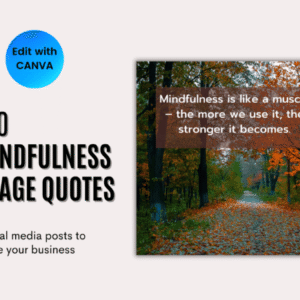 Mẫu phương tiện truyền thông xã hội trích dẫn chánh niệm