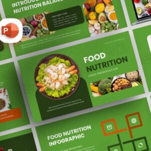 Mẫu PowerPoint cân bằng dinh dưỡng