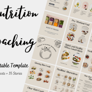 Mẫu Instagram của Nutritionn Coaching