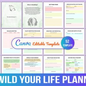 Đồ họa lập kế hoạch cuộc sống Rewild Your Life