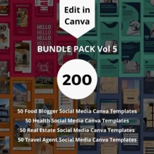 Gói mẫu Canva truyền thông xã hội