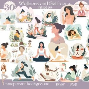 Đồ họa clipart về sức khỏe và chăm sóc bản thân